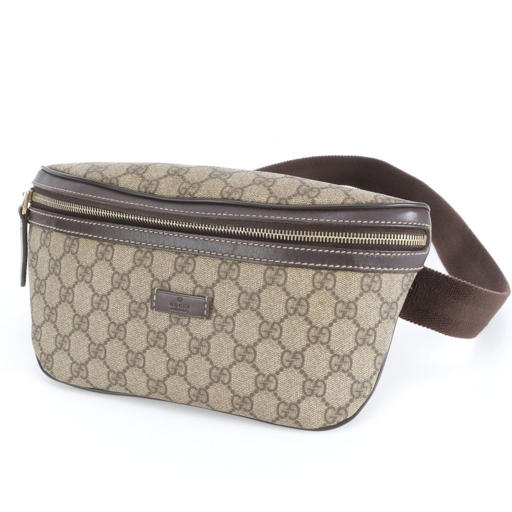 美品 グッチ GGスプリーム 233269 レザー 2WAY ボディバッグ 美品 グッチ GGスプリーム 233269 レザー 2WAY ボディバッグ
