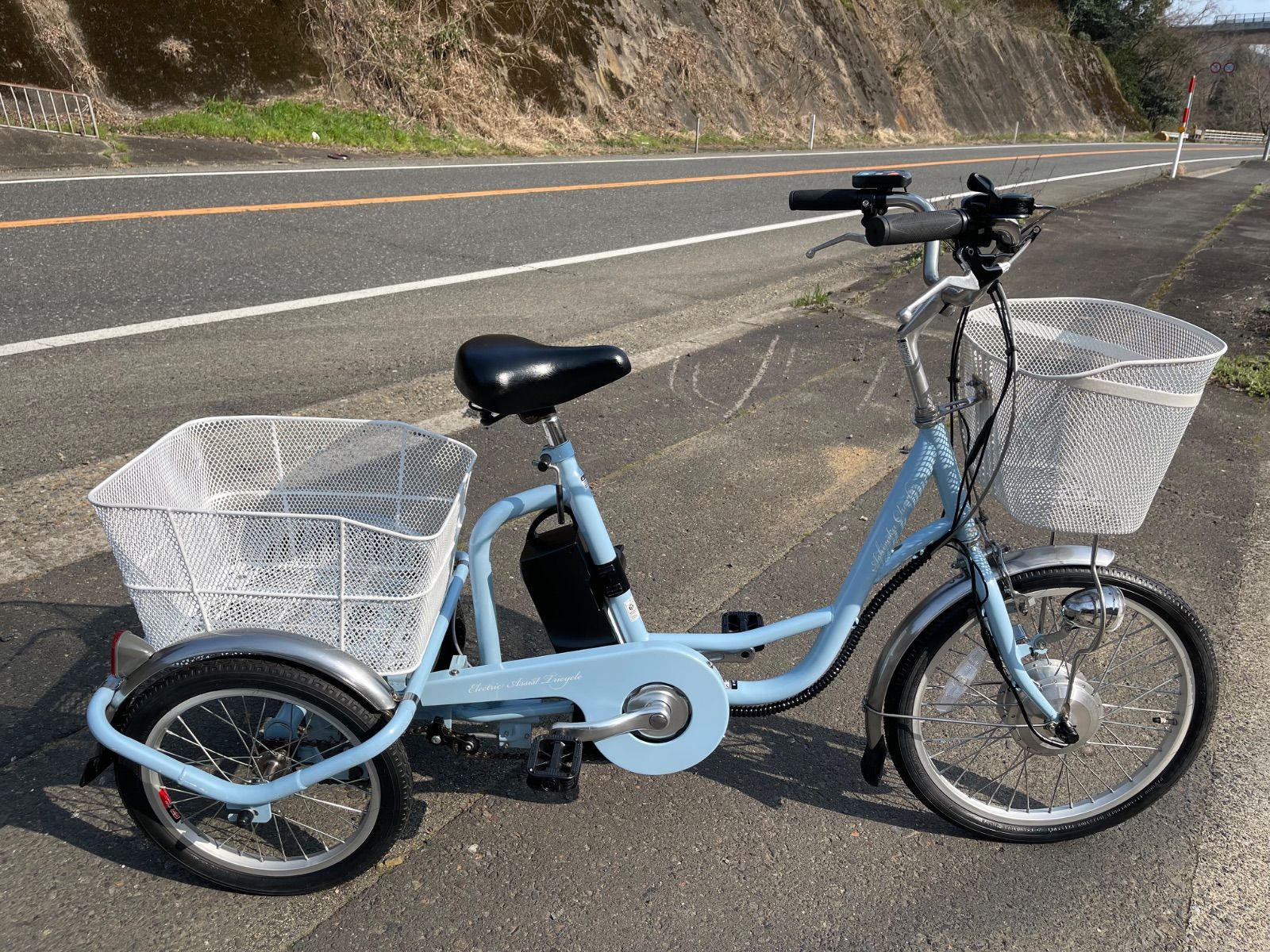 送料無料AshiakuCharlie電動三輪自転車5.8Ah 20-16インチ 電動自転車