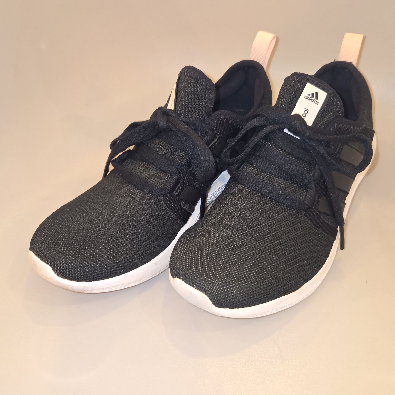 adidas スニーカー 23cm 黒 climacool 軽量 ランニングシューズ - メルカリ