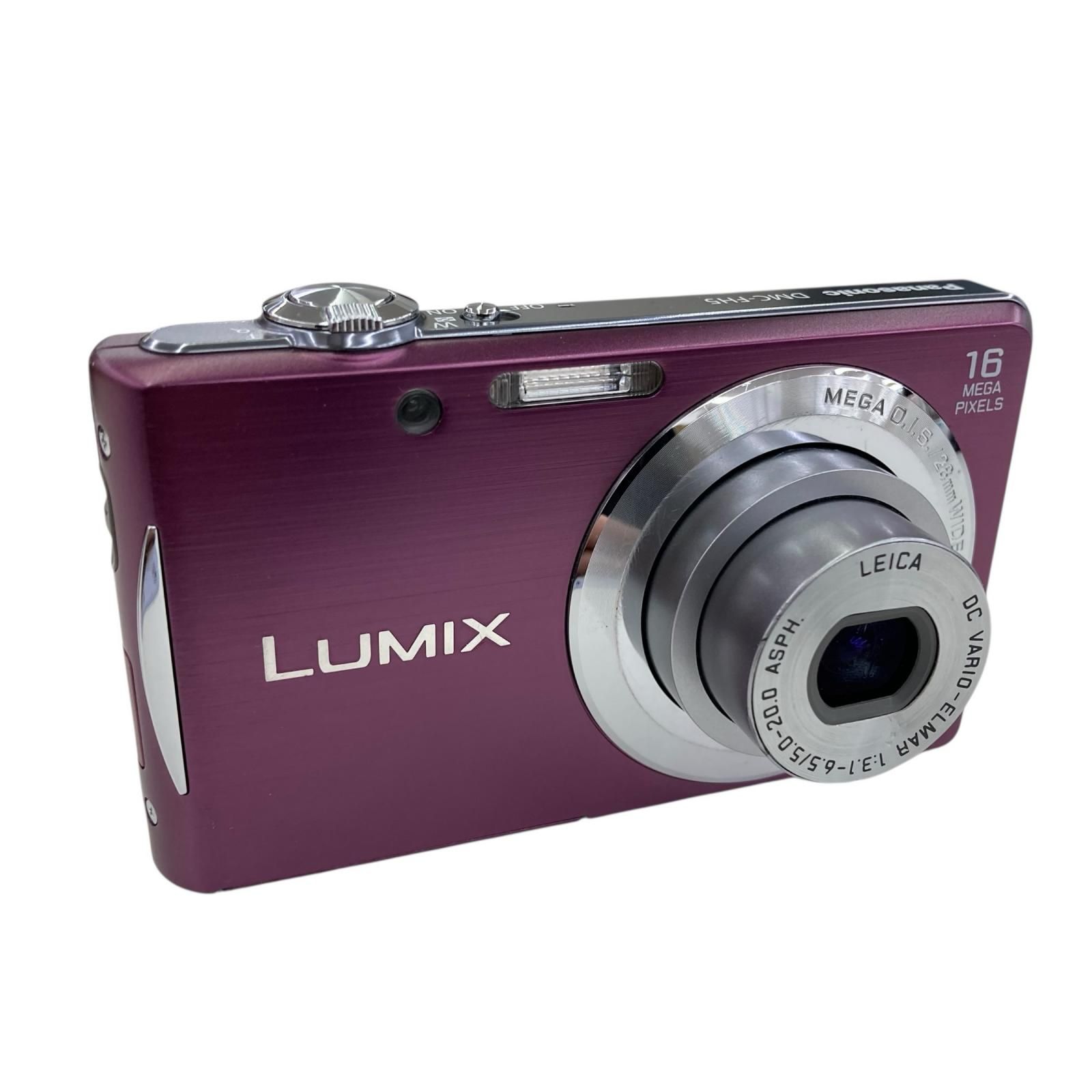 カメラ 186000 Panasonic パナソニック LUMIX DMC-FH5 バイオレット