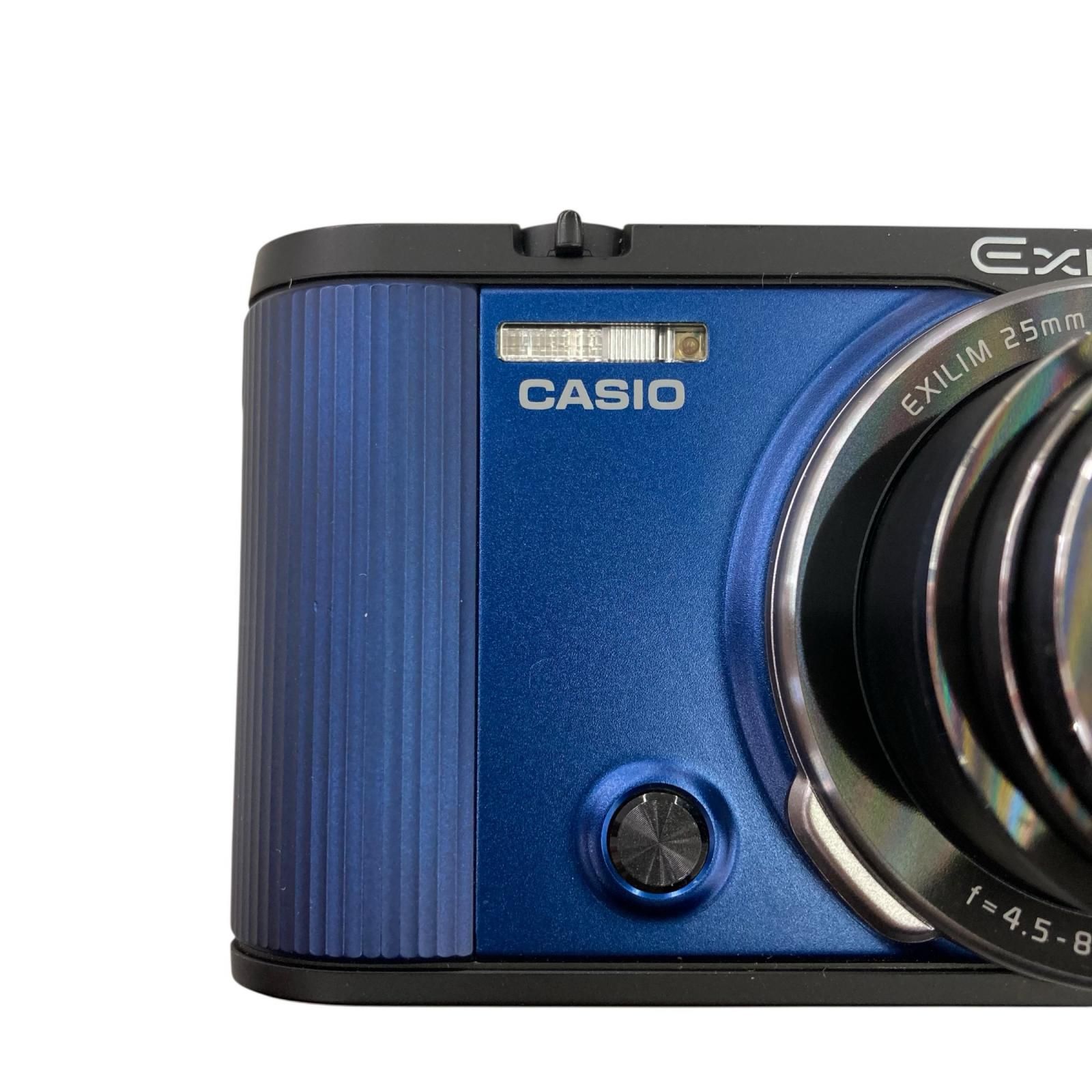 美品 動確済】 CASIO EXILIM EX-ZR1600 ブルー 青 【公式通販】