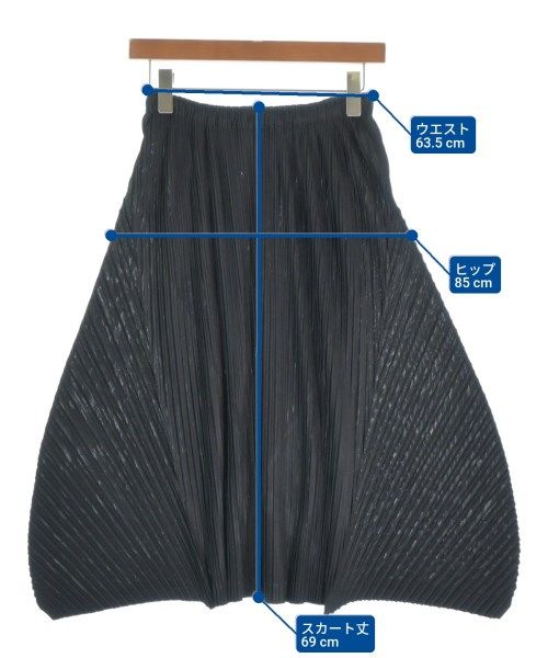 ロングスカート PLEASE PLEATS 大きいサイズ✨美品 伸縮性 MIYAKE（ロングスカート）のフリマアイテム一覧 ISSEY PLEASE PLEATS 2XL スカート