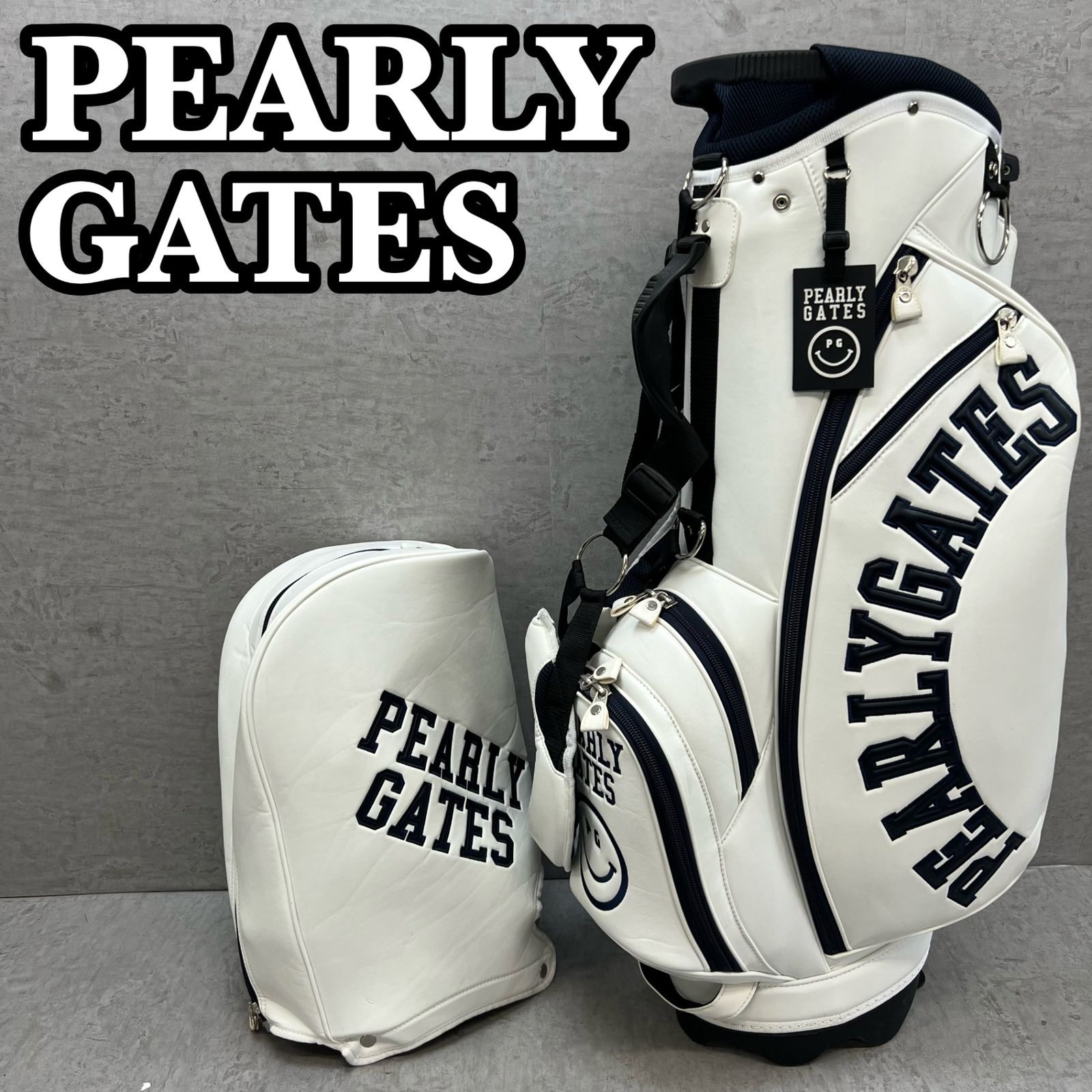 PEARLY GATES ゴルフバッグ 白 【公式通販】