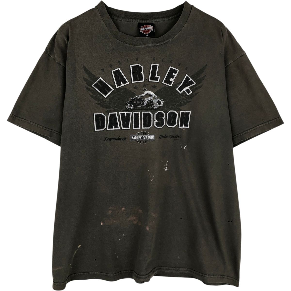 Harley Davidson - 古着 ハーレーダビッドソン Harley-Davidson モーターサイクル バイクTシャツ レディースM相当 /eaa475852 古着 00年代 ハーレーダビッドソン Harley-Davidson モーターサイクル