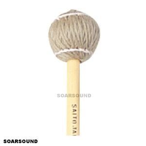 サイトウマレット Saito 毛糸巻ヘッド 110シリーズ 籐柄 37cm No.115 硬度S マリンバ ビブラフォンに　2本組1セット