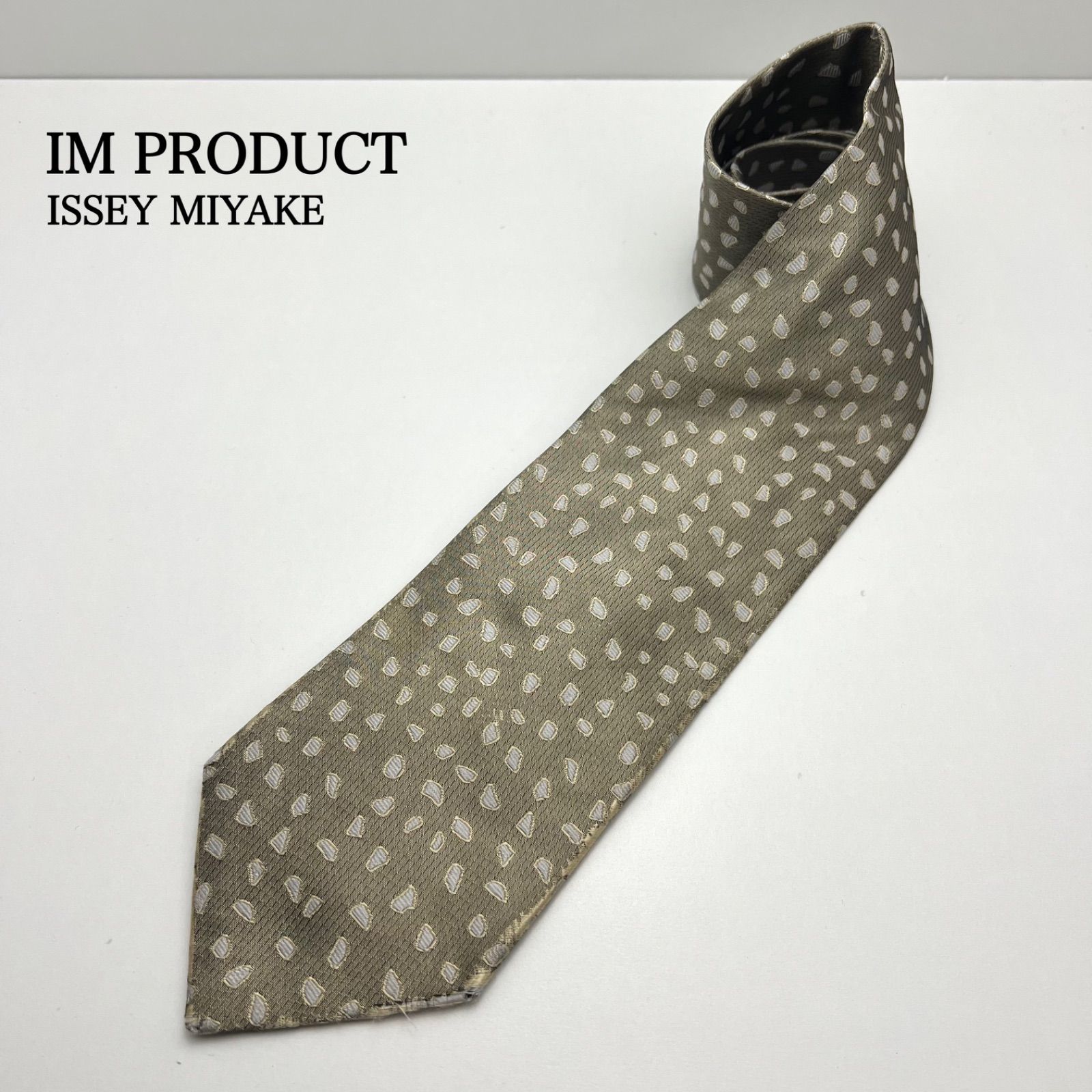 IM PRODUCT ISSEY MIYAKE 80s archive SILK tie イッセイミヤケ