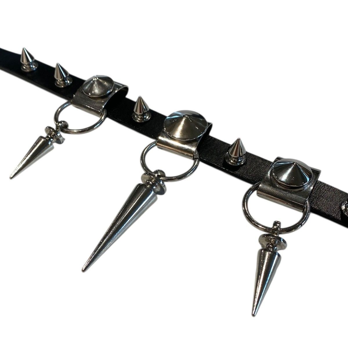 【いー】コムデギャルソンチョーカー JUNYA WATANABE COMME des GARCONS 25SS Lether Studded Chokerレザー