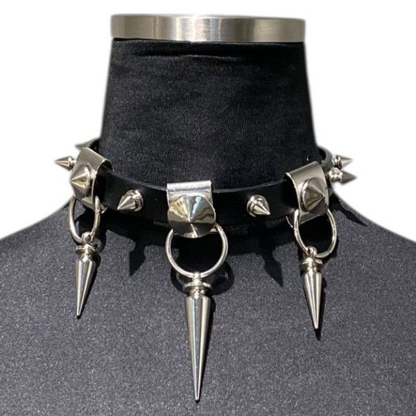JUNYA WATANABE COMME des GARCONS 25SS Lether Studded Chokerレザー