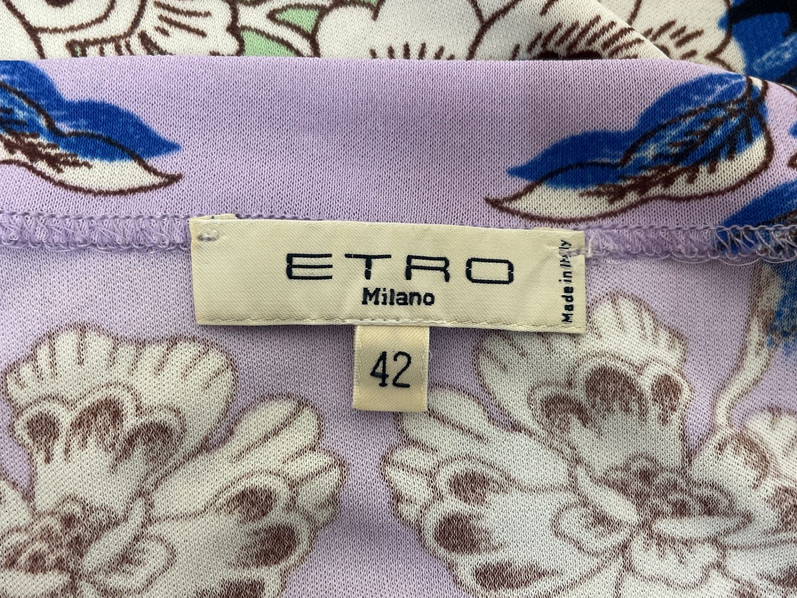ETRO (エトロ) イタリア製 総柄 花柄 膝丈 タイトワンピース 七 ETRO (エトロ) イタリア製 総柄 花柄 膝丈 タイトワンピース 七