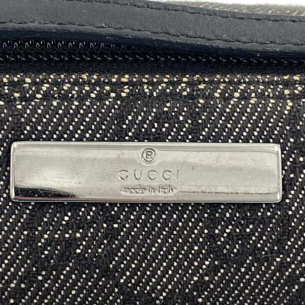 中古】GUCCI アクセサリーポーチ 07198 2123 GGキャンバス ブラック