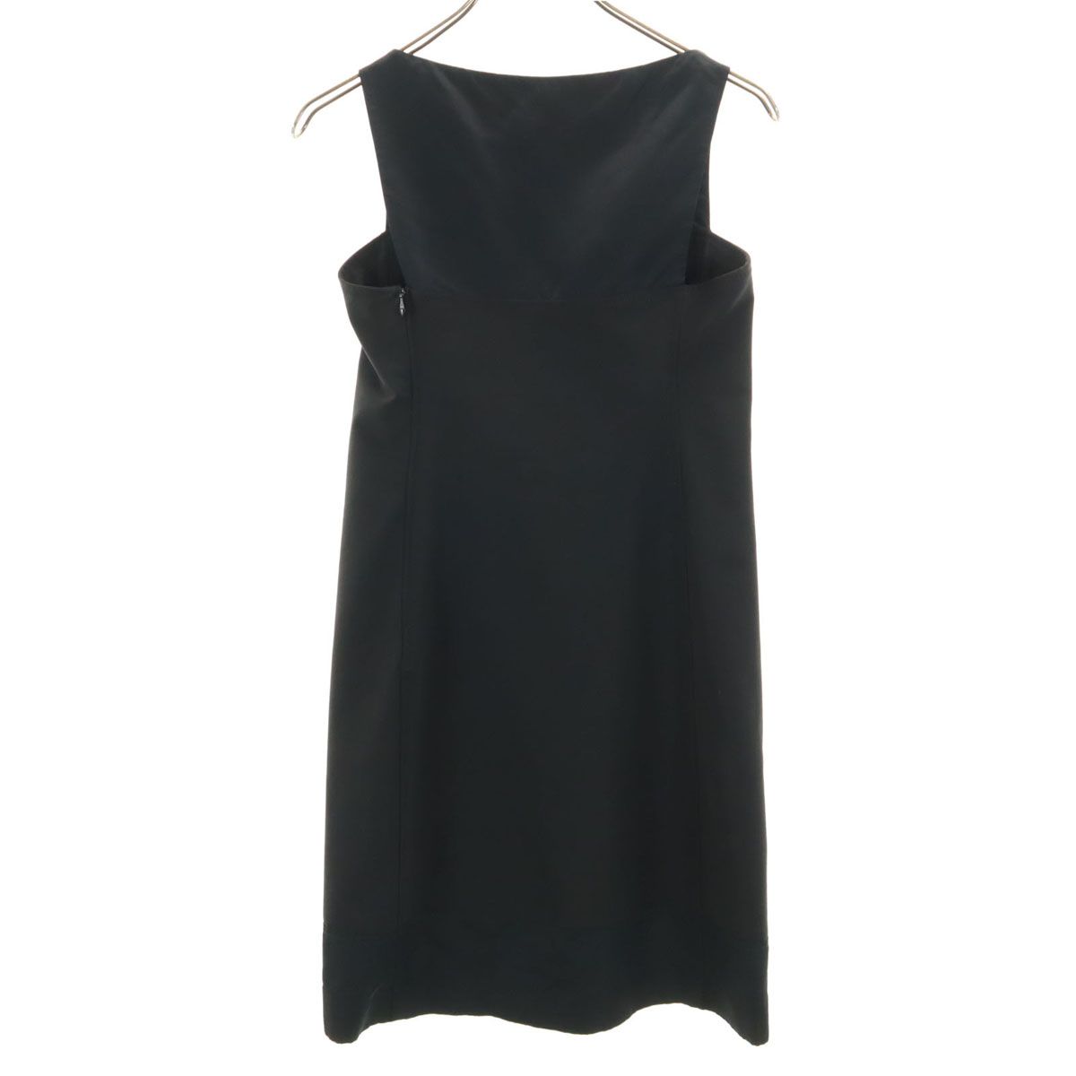 PRADA プラダ イタリア製 ノースリーブ ワンピース 38 ブラック
