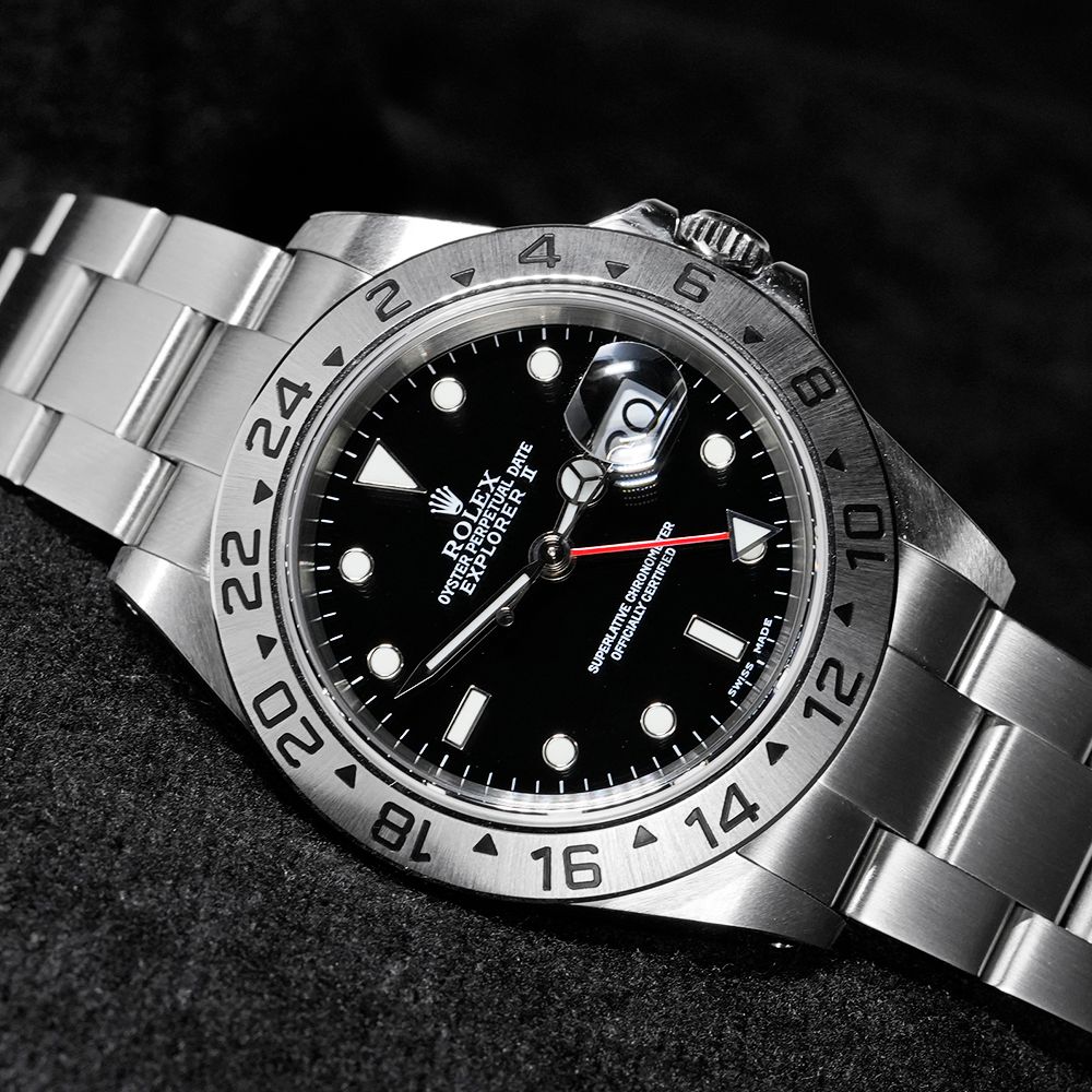 セット価格‼️メルカリ最安値⁉️01/30時 エクスプローラー2 Y番 一部テープ付き 箱付き Ref.16570 中古品