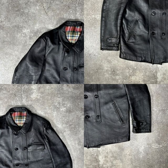 GVF IMPERCUIR GRAULHET コルビジェジャケット レザー ワーク French 