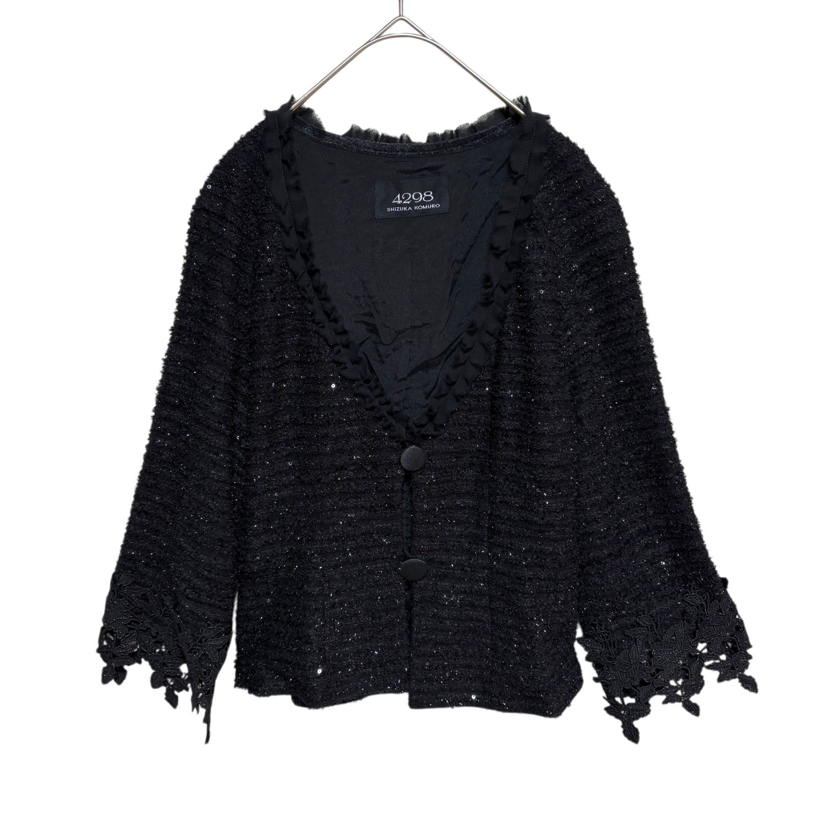 4298 SHIZUKA KOMURO レースジャケット 42 日本製 新品 4298 SHIZUKA