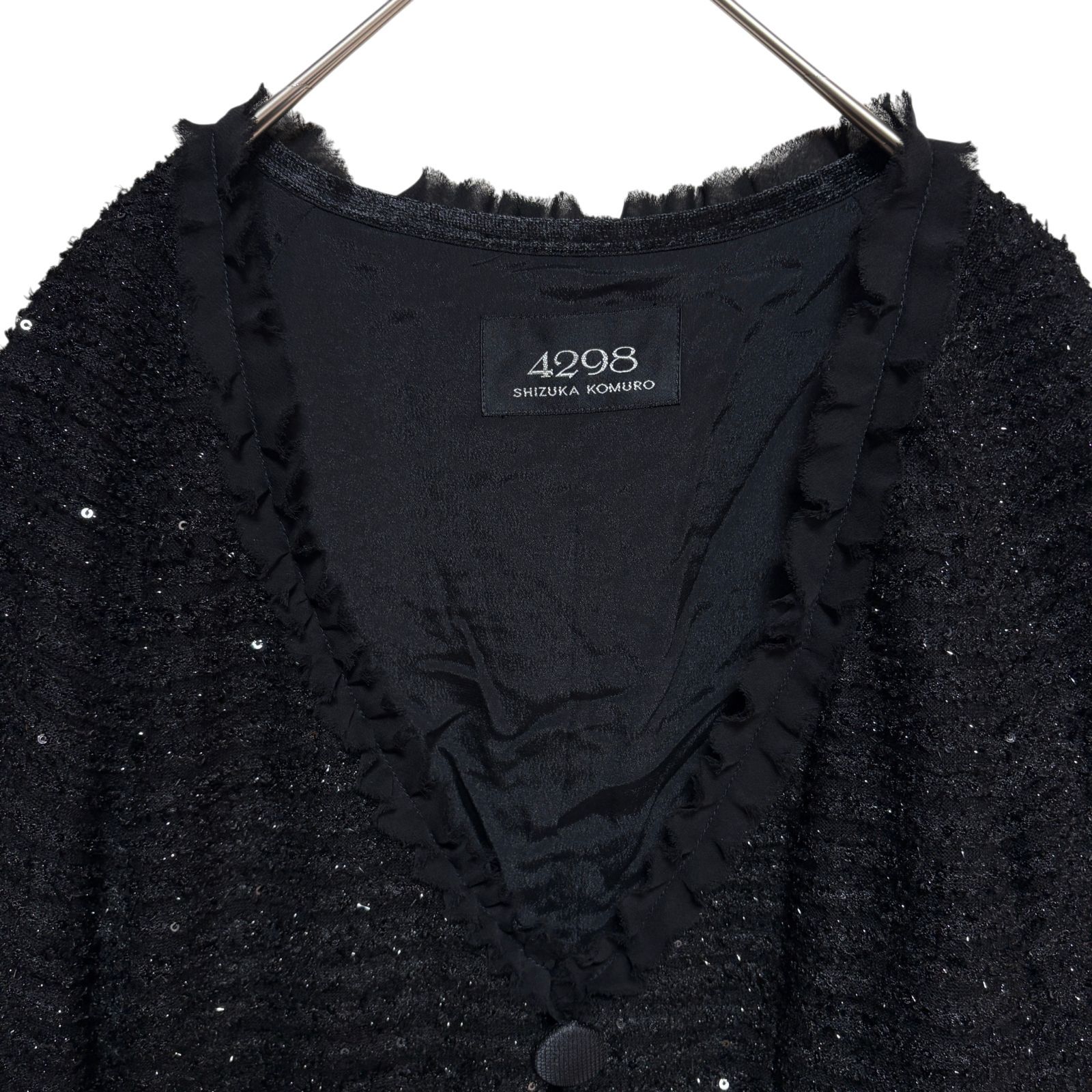 4298 SHIZUKA KOMURO レースジャケット 42 日本製 新品 4298 SHIZUKA
