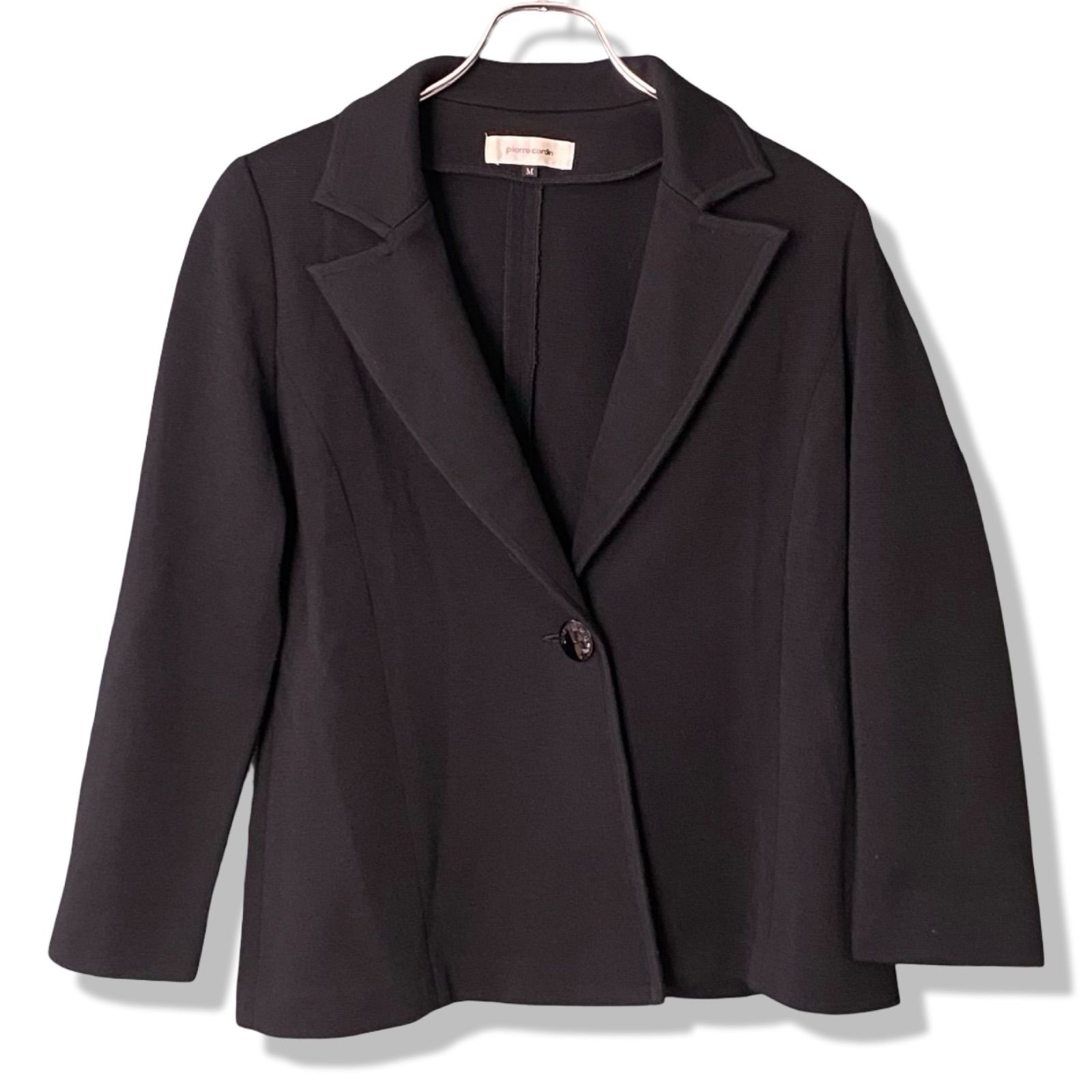 pierre cardin ピエールカルダン テーラードジャケット M ブラック 黒 