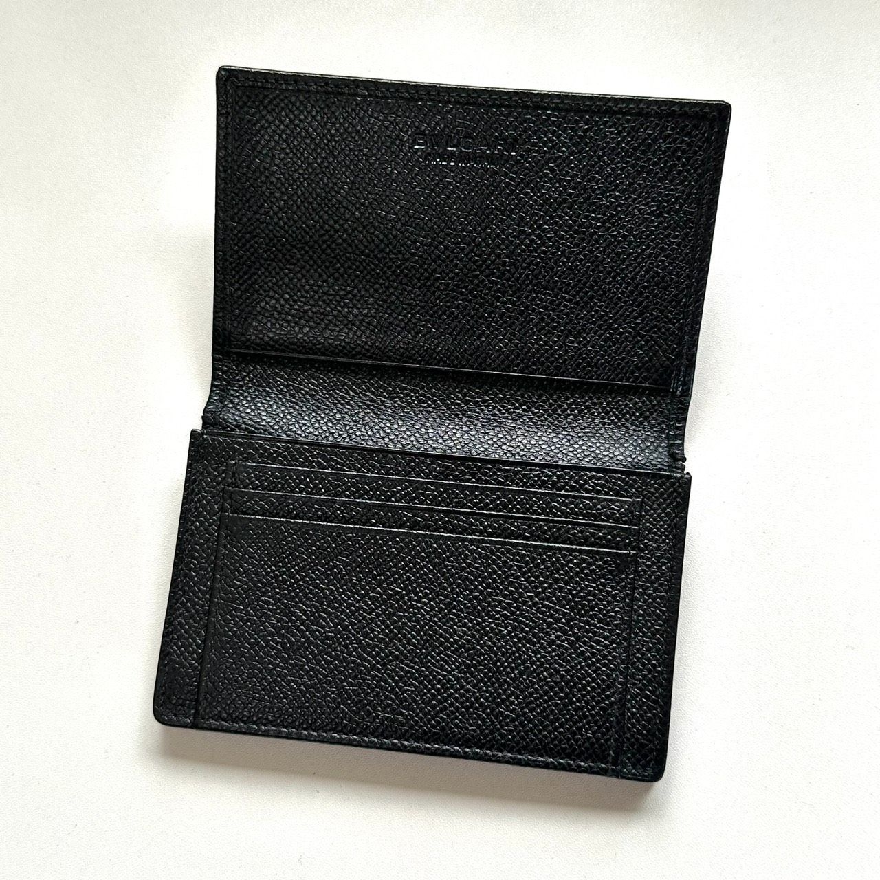 ブルガリ BVLGARI 名刺入れ カードケース ブラック - メルカリ