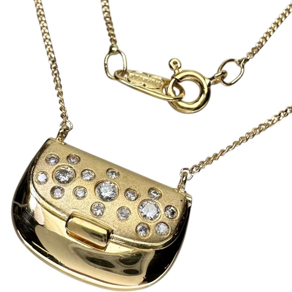 UNOAERRE/ウノアエレ】バッグデザイン ダイヤモンド 計0.24ct 