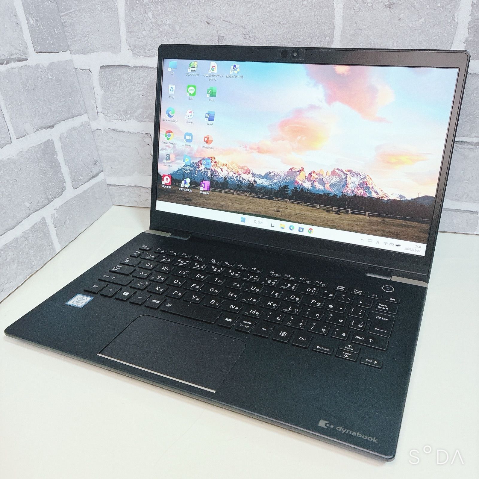 薄型 軽量 東芝 dynabook 設定済 ノートパソコン Windows11 TOSHIBA