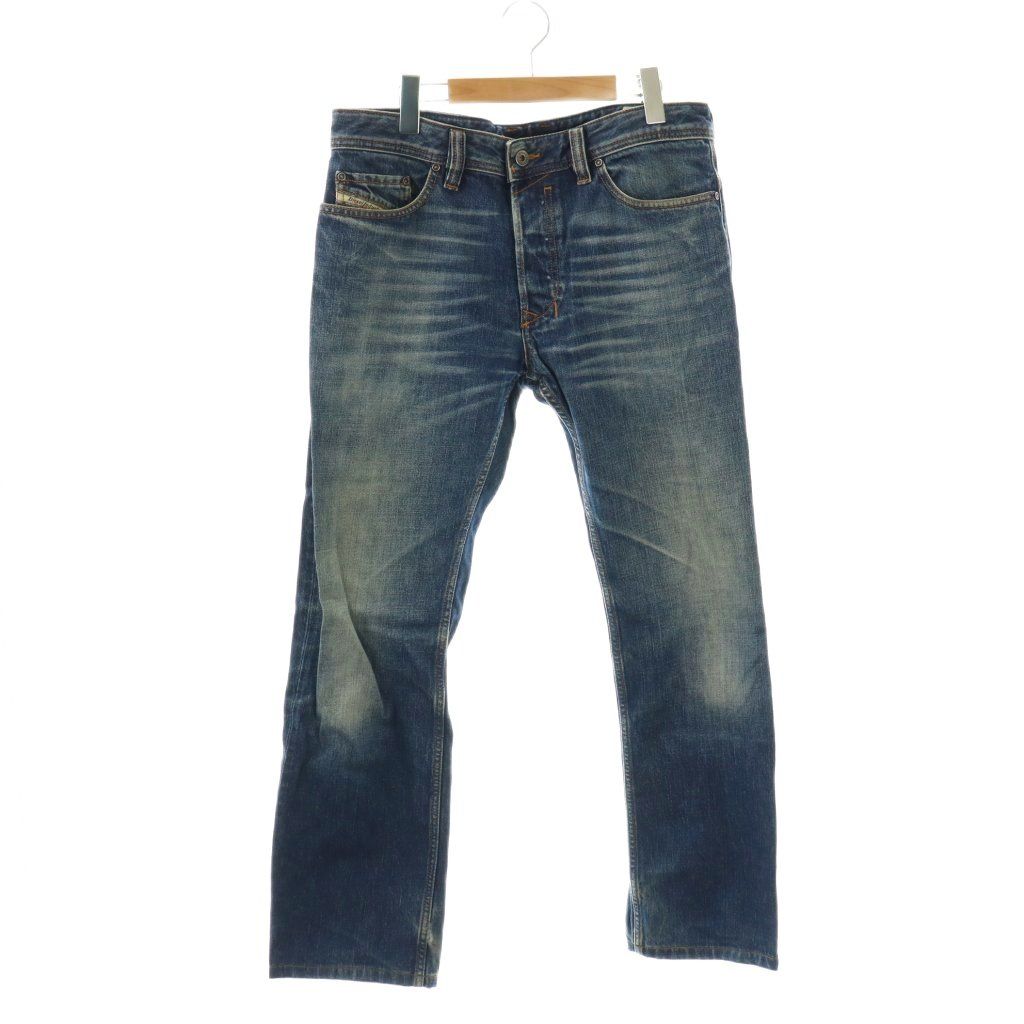 DIESEL デニムパンツ ボタンフライ インディゴW31L32