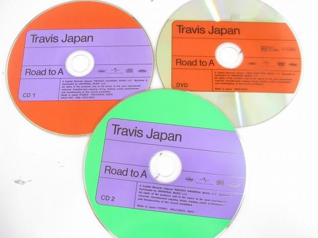 良品 Travis Japan Road to A FC限定盤 2CD+DVD - メルカリ 良品 Travis Japan Road to A FC限定盤 2CD+DVD - メルカリ