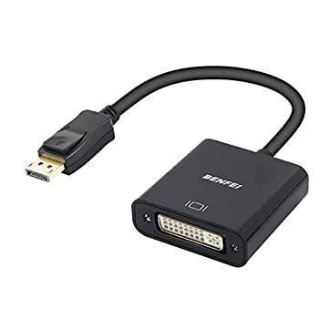 【中古】BENFEI DisplayPort(ディスプレイポート) - DVI 変換ケーブル オス-メス