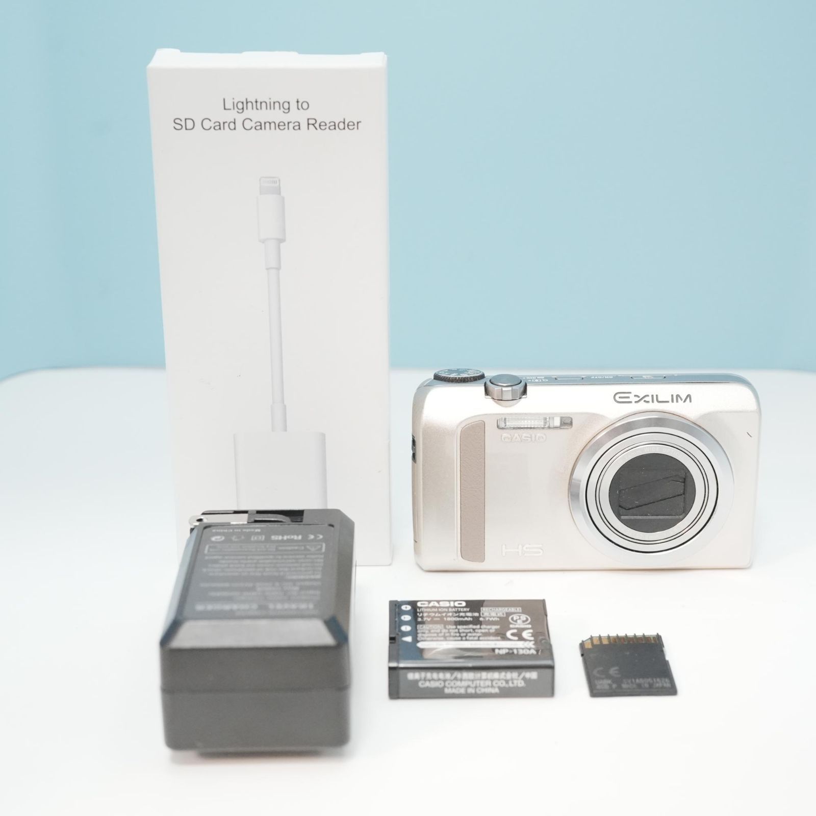 CASIO EXILIM EX-ZR500 デジカメ スマホ転送OK フルセット 美品 a6172