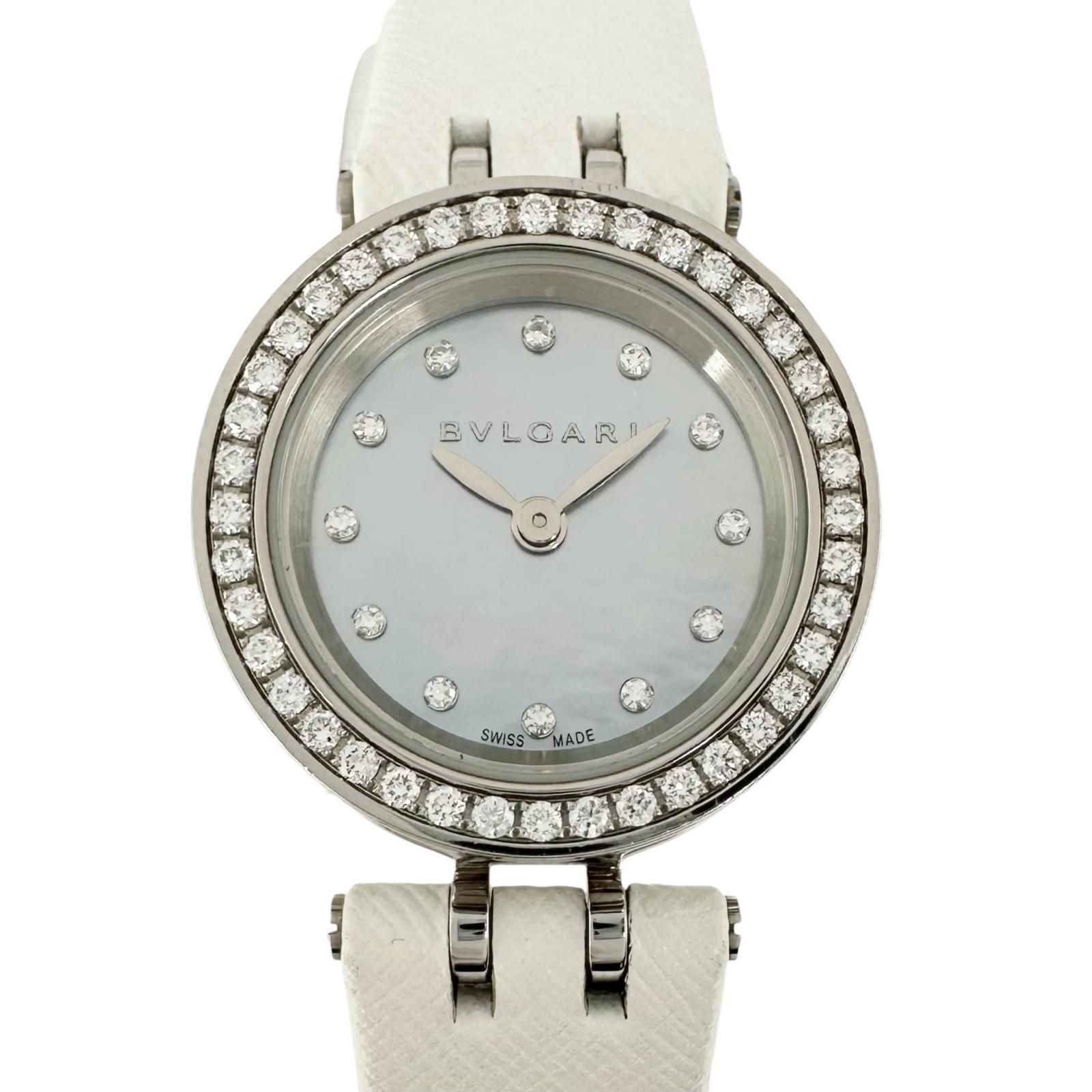 美品 BVLGARI ブルガリ ビーゼロ1 腕時計 ホワイト クォーツ シルバー 