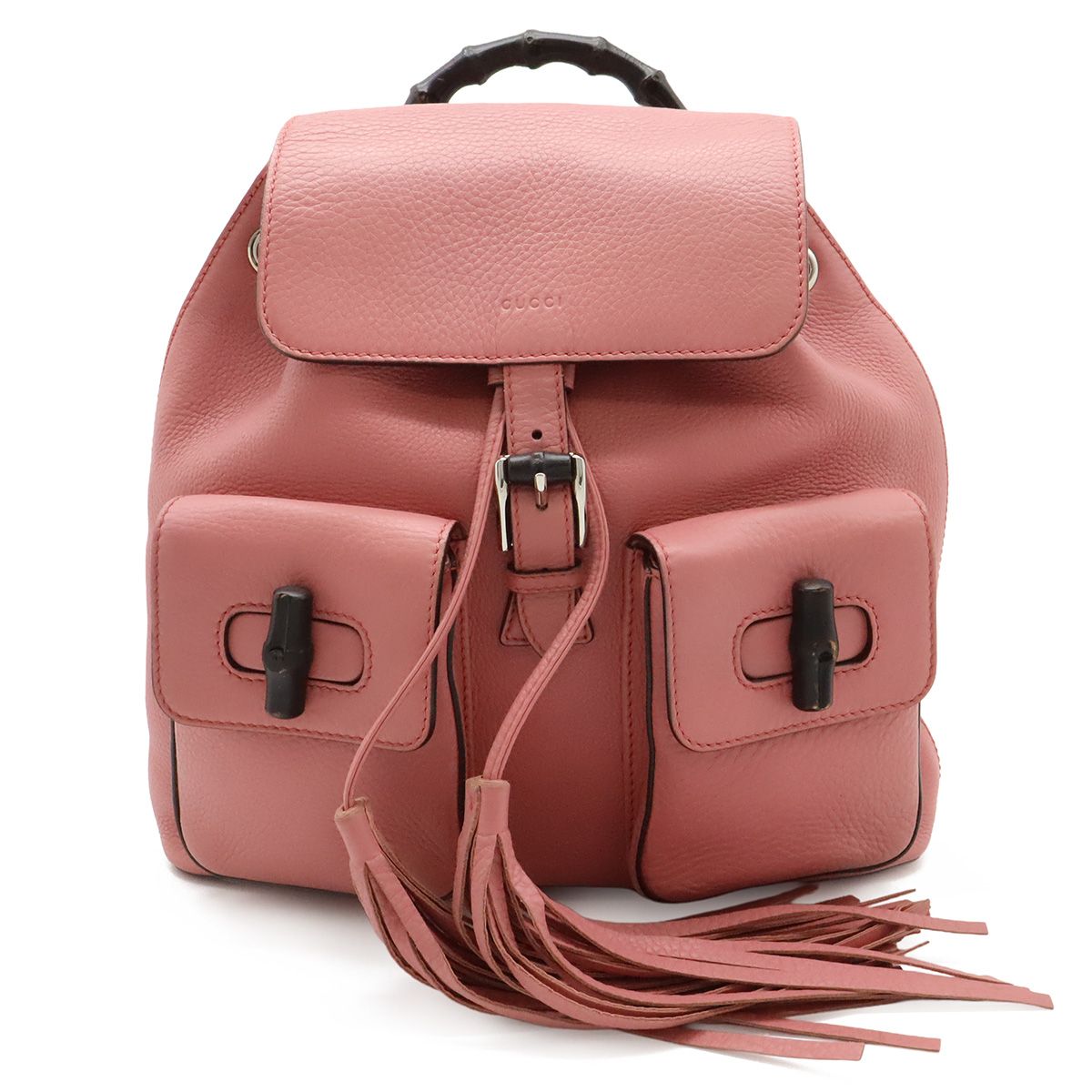 GUCCI グッチ バンブー バックパック リュックサック ショルダーバッグ 