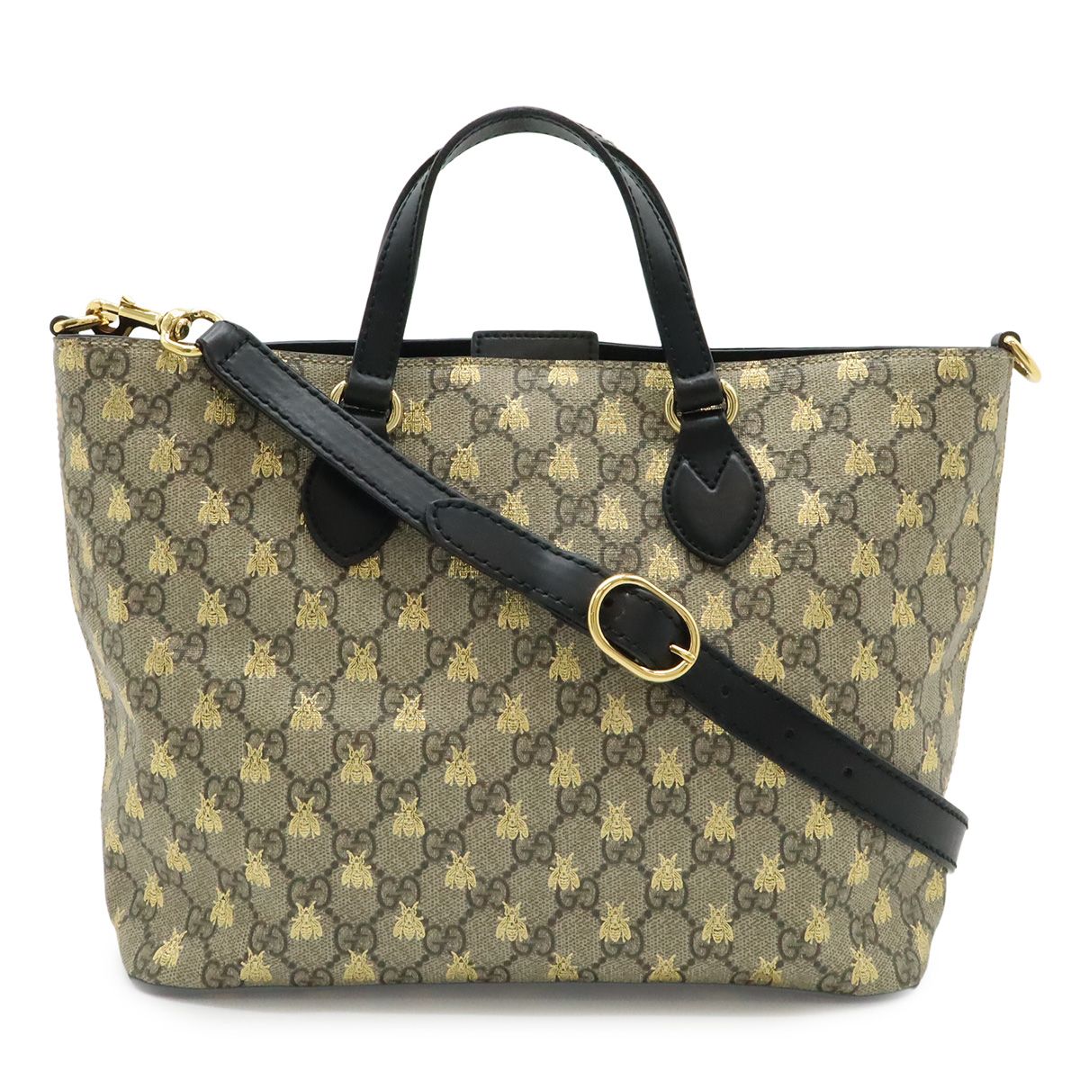 GUCCI グッチ GGスプリーム ビー 蜂 トートバッグ ハンドバッグ GUCCI グッチ GGスプリーム ビー 蜂 トートバッグ ハンドバッグ