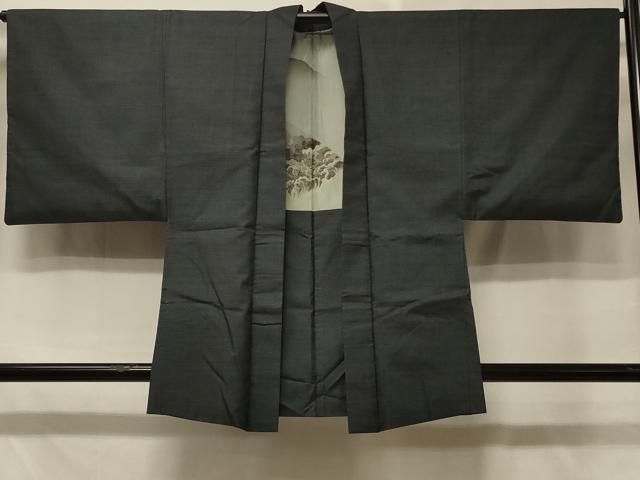平和屋着物＃男性　本場大島紬　羽織　100亀甲　総詰め　正絹　逸品　CABD7996in