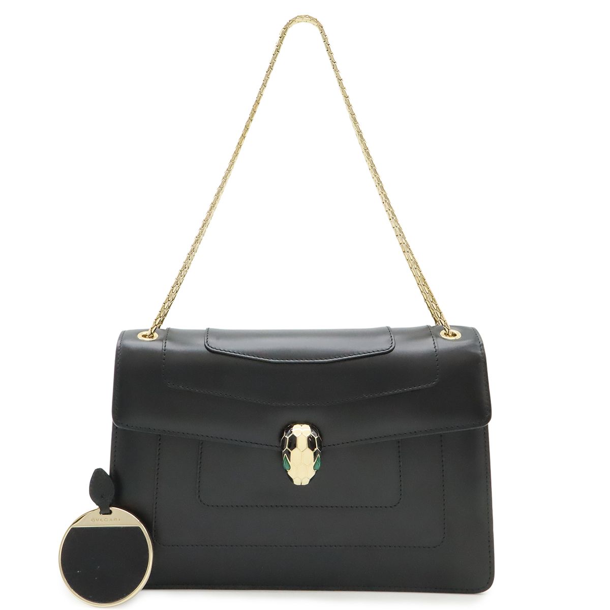 BVLGARI ブルガリ セルペンティ フォーエバー フラップバッグ チェーン 