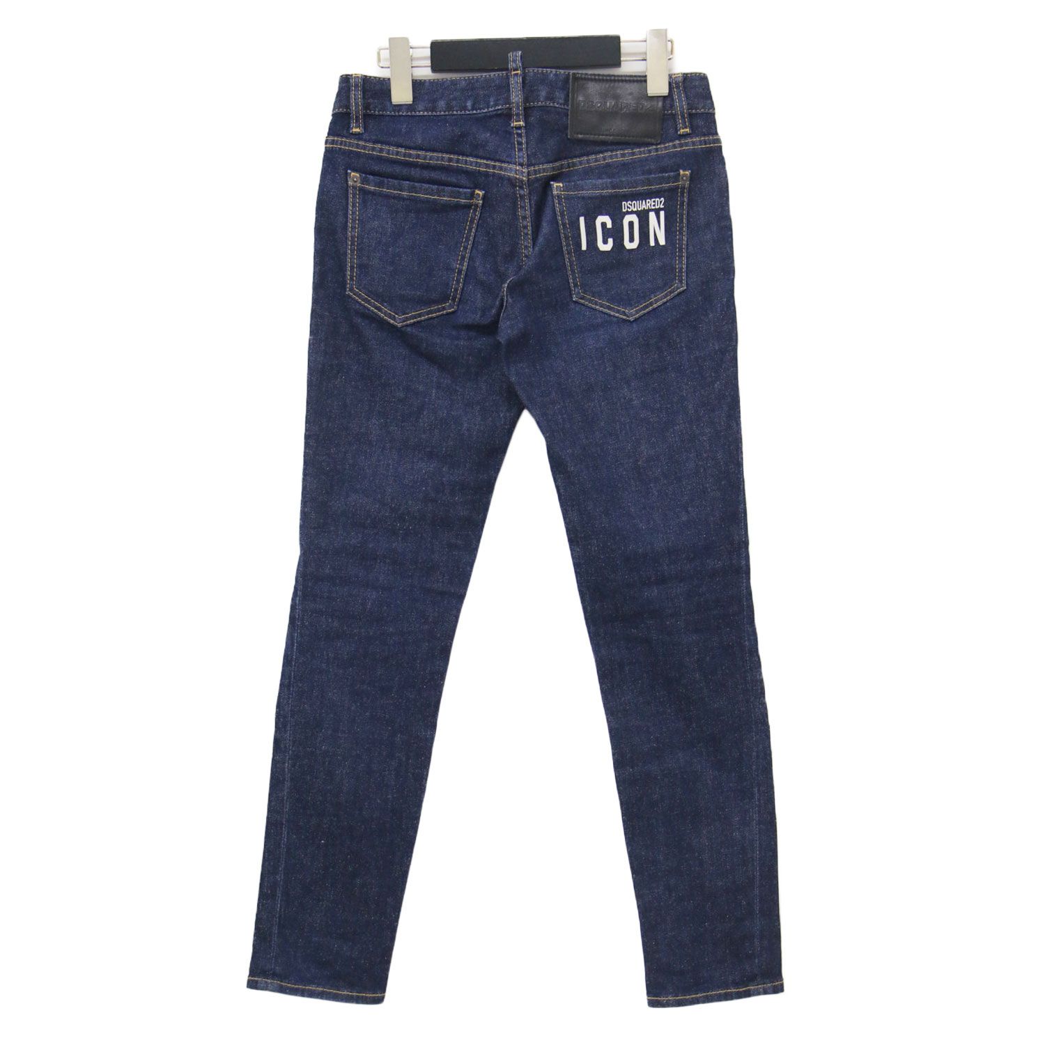 DSQUARED2 ディースクエアード パンツ インディゴブルー サイズ:36(S) | クロップド スキニー デニム パンツ | Jeans B-Icon Jennifer Crop | ローライズ ストレッチ コットン | ボトムス ジーンズ ジーパン【レディース】【中古】 DSQUARED2 ディースクエアード パンツ インディゴブルー サイズ:36(S
