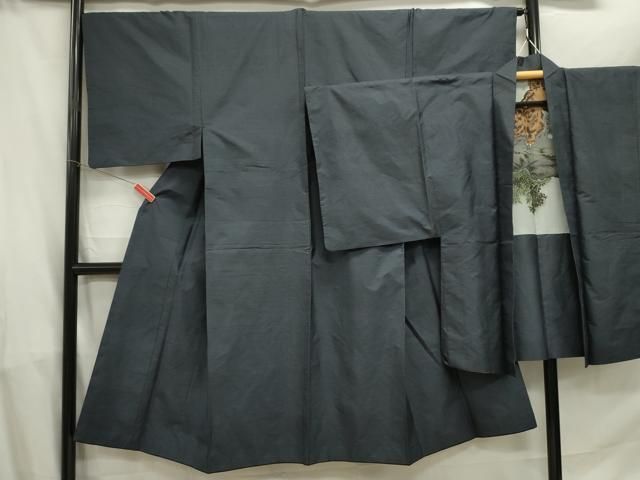 平和屋着物●男性　本場大島紬　アンサンブル　80亀甲　総詰め　正絹　逸品　未使用　DABD9247ud 平和屋着物□男性 本場大島紬 アンサンブル 80亀甲 総詰め 正絹 逸品