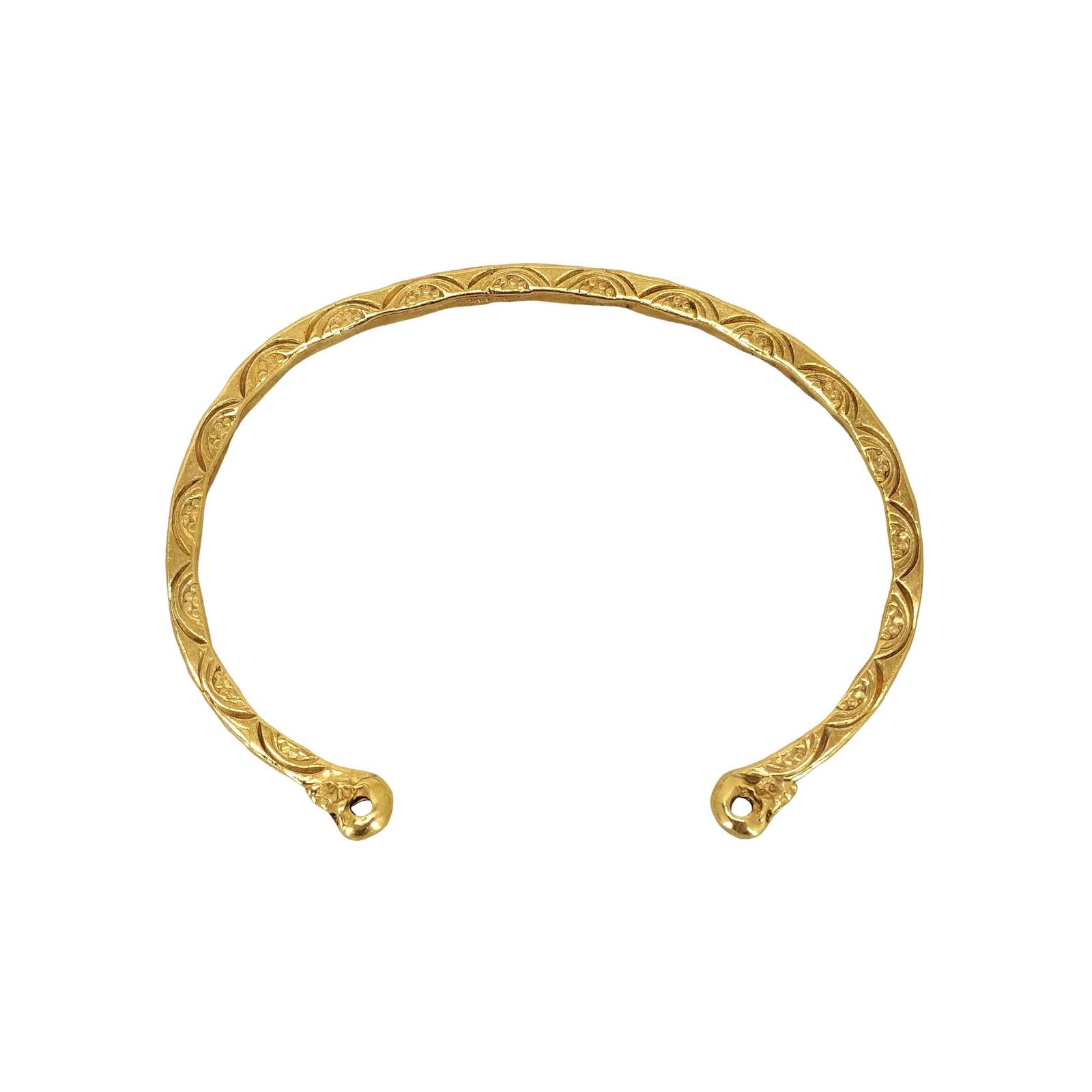 チャンルー CHAN LUU Sterling Silver Skull Bangle ドクロバングル 