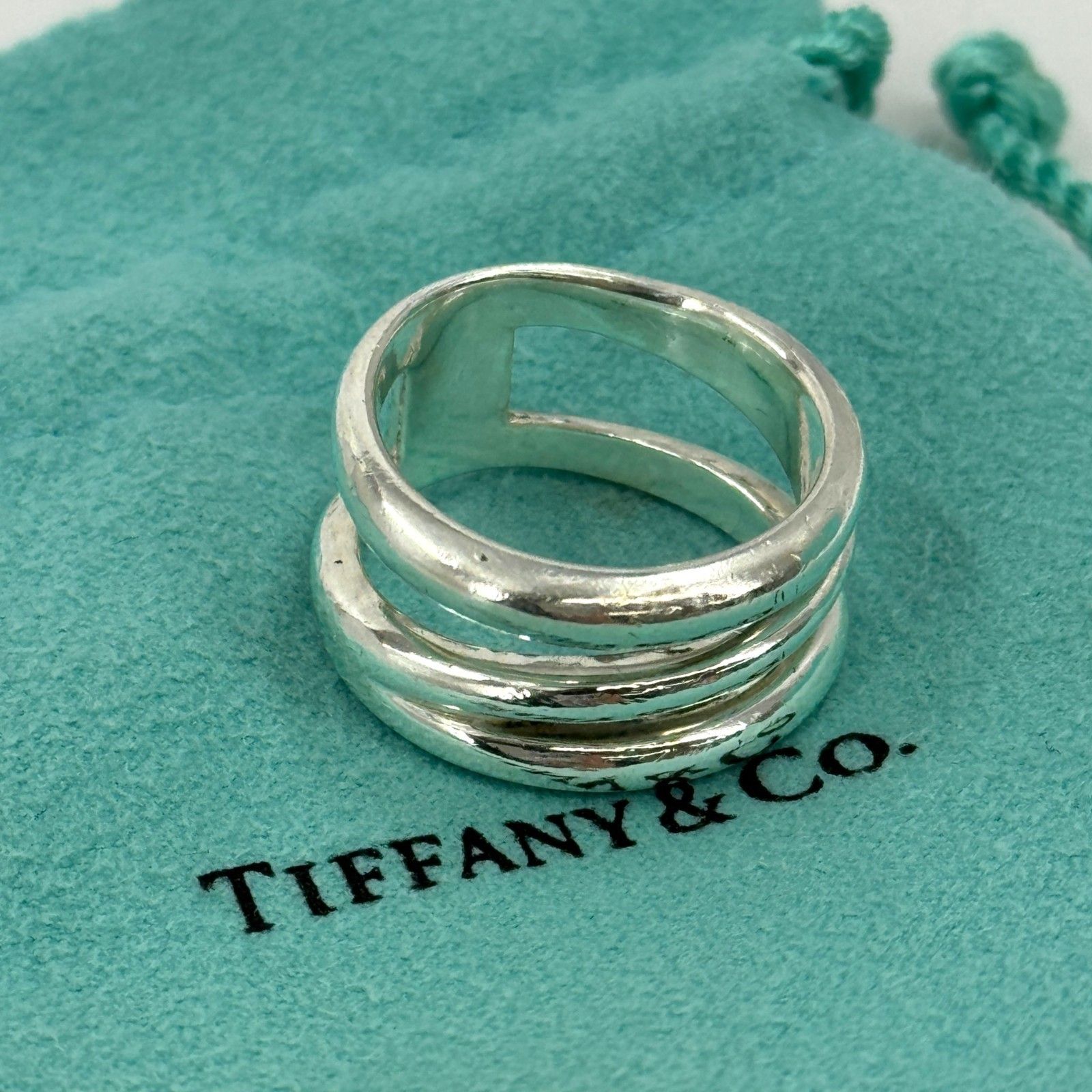 Tiffany ダイアゴナルリング　12号 TIFFANY リング ダイアゴナル 日本サイズ 12号 - メルカリ