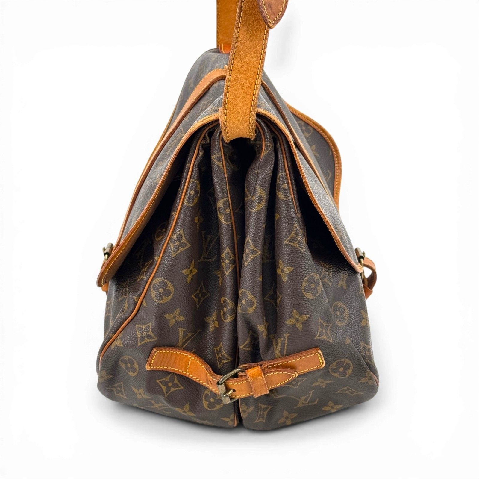 LOUIS VUITTON モノグラム・ソミュール35 M42254 ショルダーバッグ 