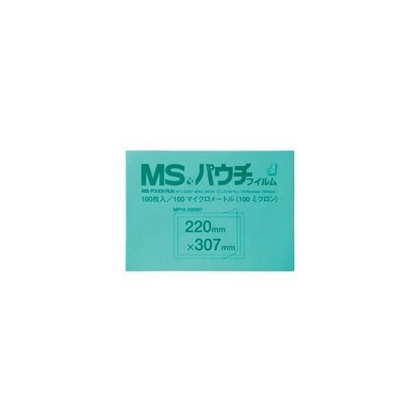 まとめ 明光商会 MSパウチ A4 100μ MPF100-220307 1パック 100枚 〔×3セット〕