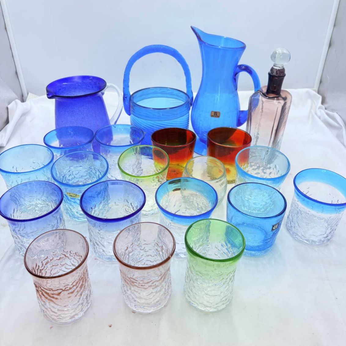 沖縄ガラス「ピッチャー（小）」1ツ【 送料確認用出品 】 ❗️大量