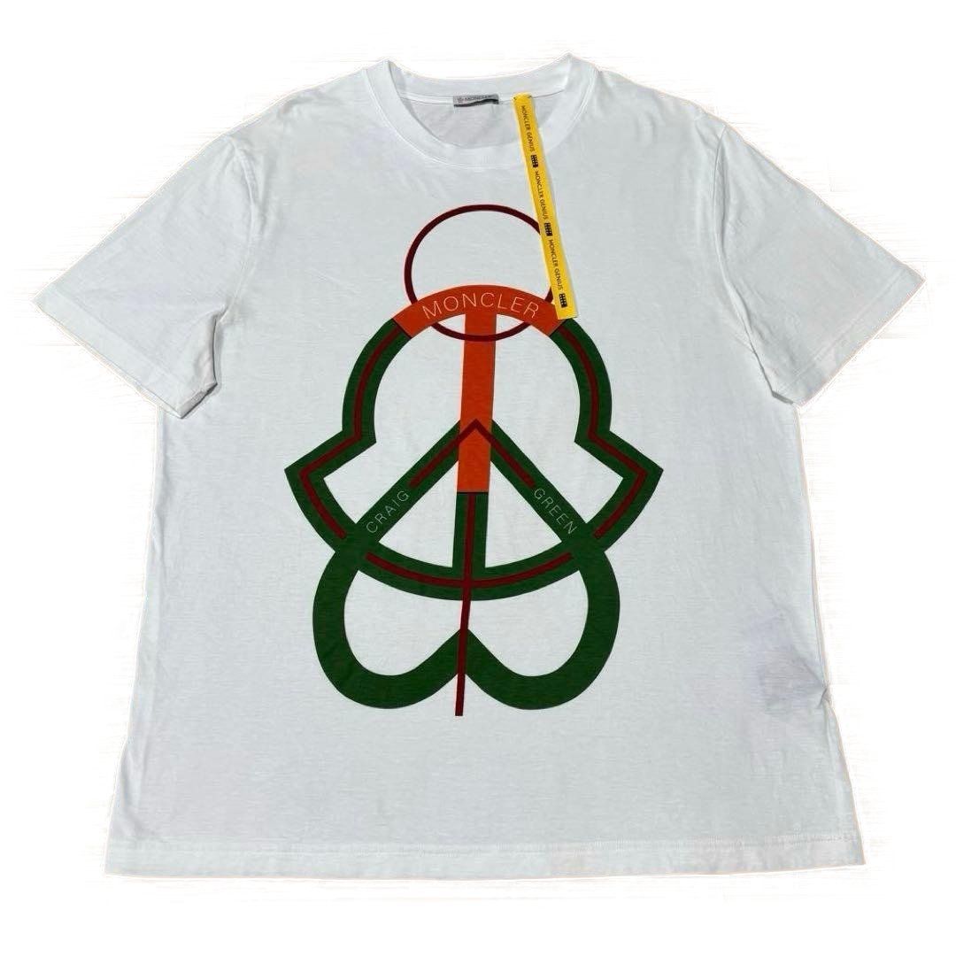 モンクレール クレイググリーン ホワイト L Tシャツ 5S249 - メルカリ