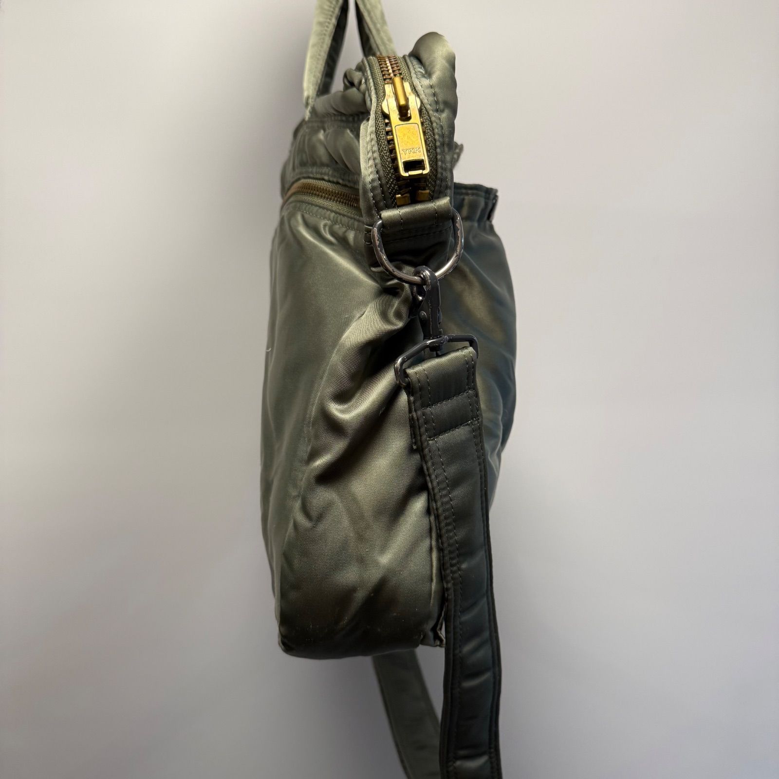 PORTER タンカー 2WAY ビジネスバッグ カーキ セージグリーン 