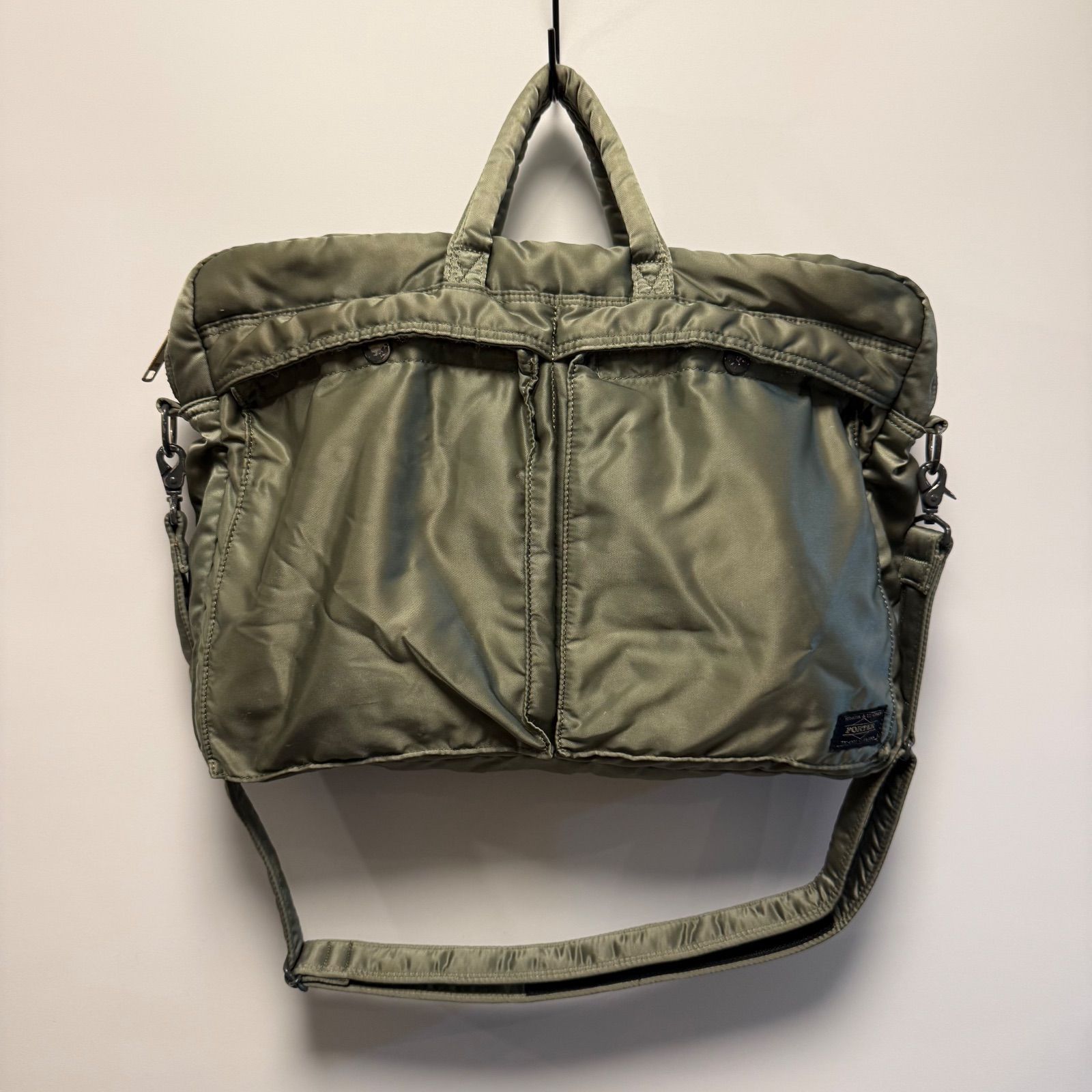 PORTER タンカー 2WAY ビジネスバッグ カーキ セージグリーン 