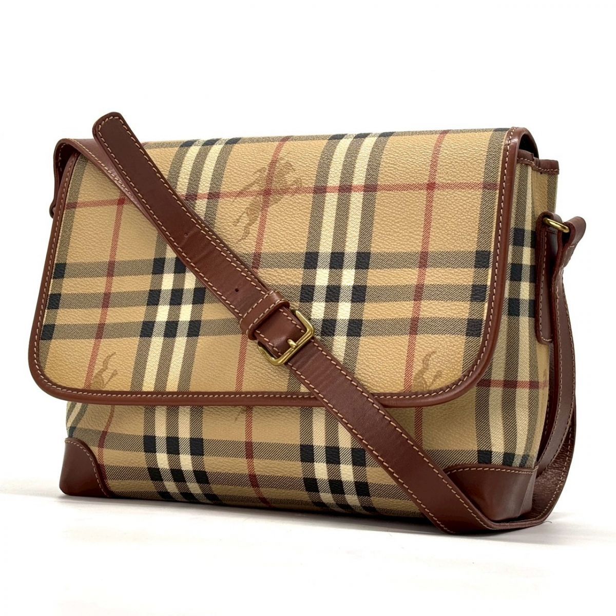 BURBERRY バーバリー ショルダーバッグ スモークドチェック シャドー 