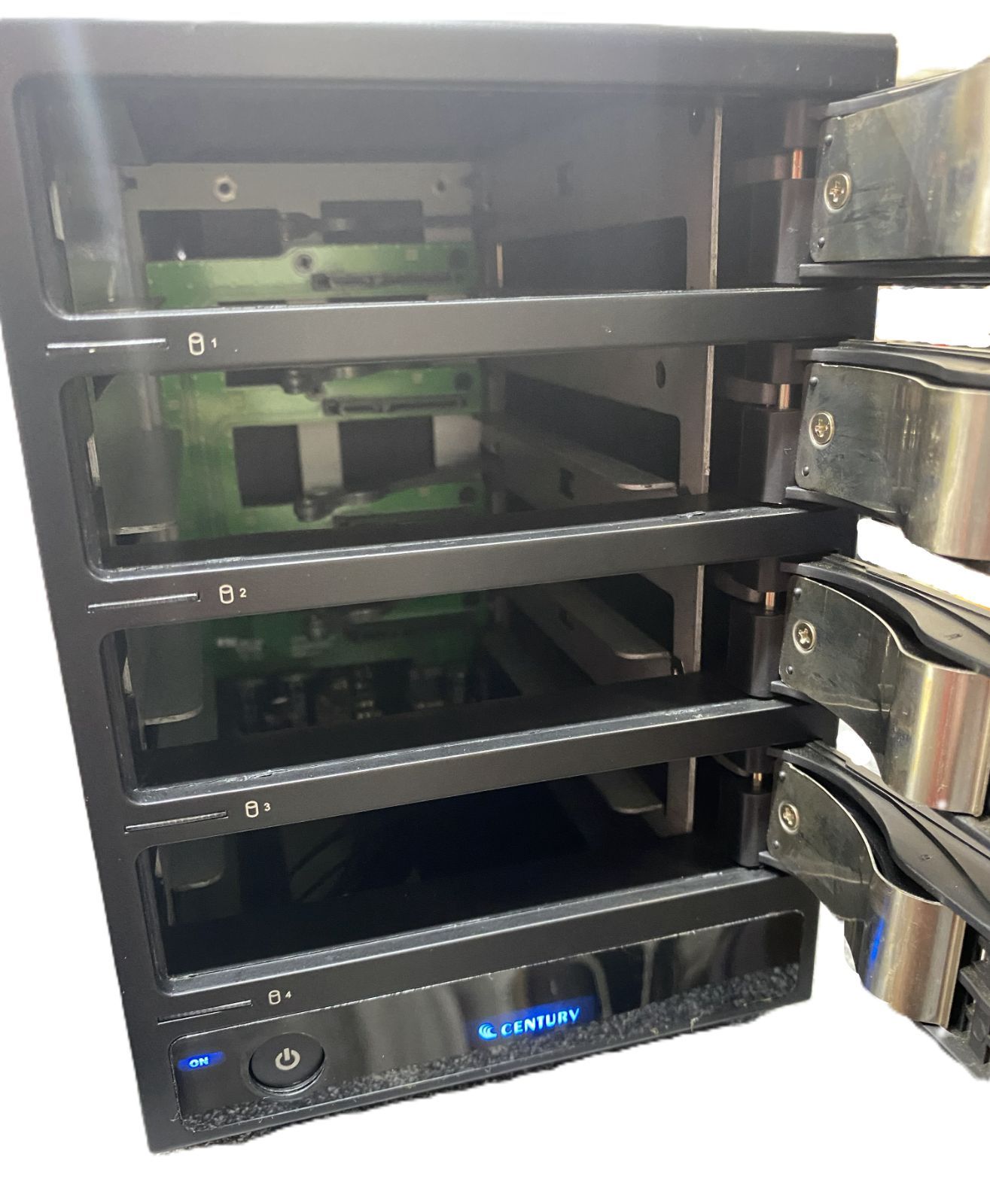 ☆CENTURY CRIB535EU3 裸族のインテリジェントビル 4Bay USB3.0+eSATA