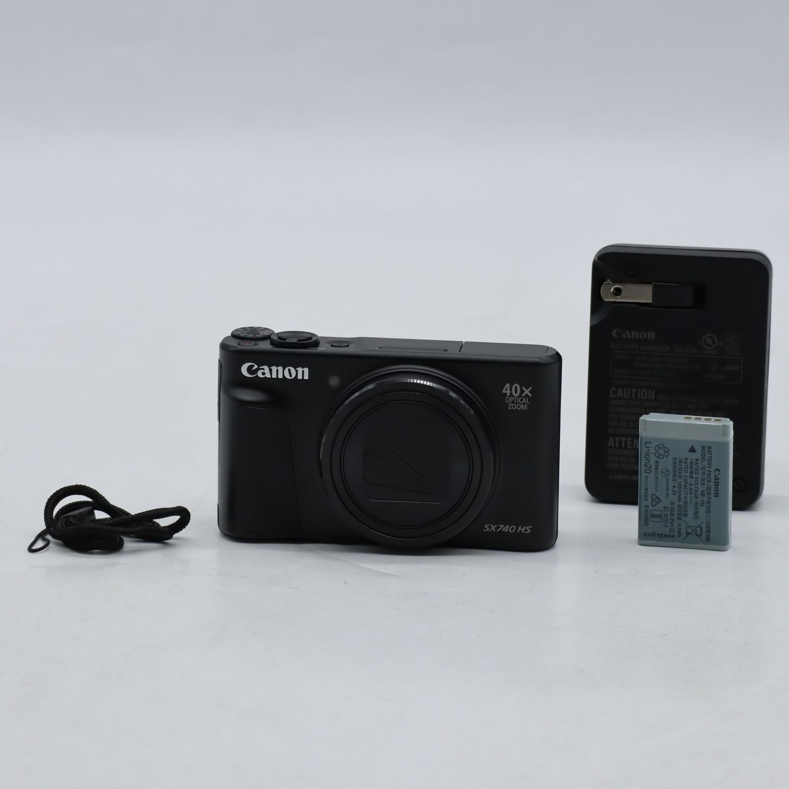 Canon PowerShot SX740 HS ブラック｜光学40倍ズーム コンパクト 