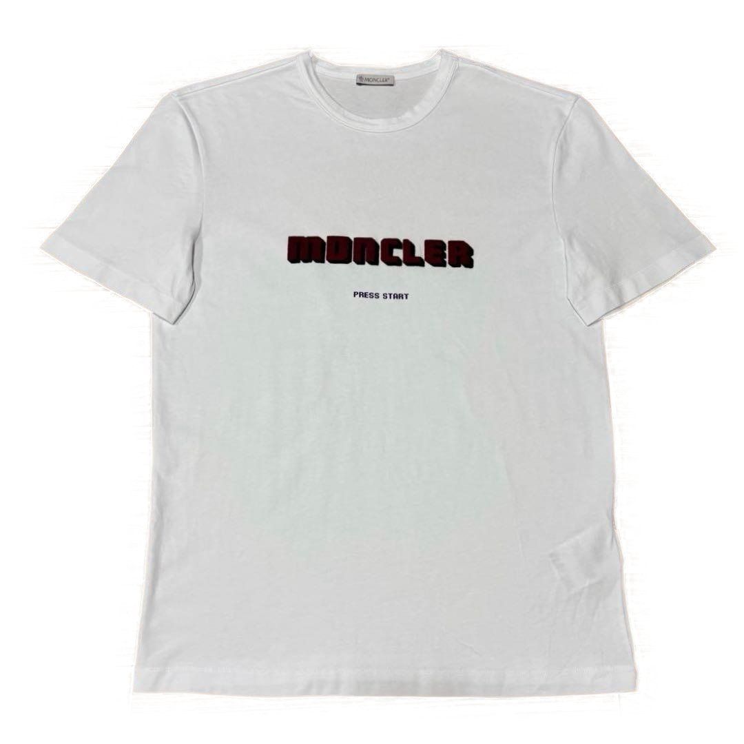 モンクレール ロゴ ワッペン 白 S Tシャツ 国内正規品 5S252 - メルカリ