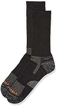 メンズ メレルライトハイカー クルーソックス US サイズ: S/M (Men's Shoe Size: 5-8.5) カラー: ブラック