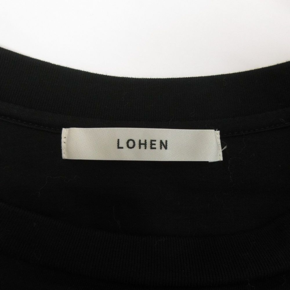 ローヘン LOHEN 美品 ボキシーライン クロップドロングスリーブTシャツ