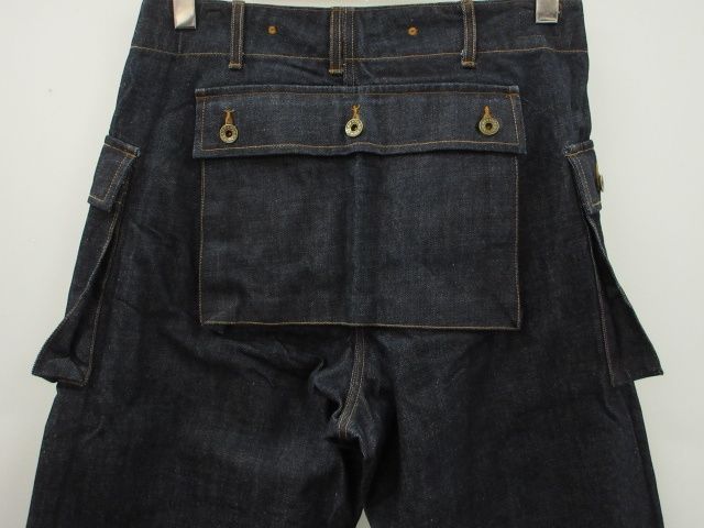 【新品未使用】PABLO VINCI モンキーパンツ　デニム　Sサイズ パブロヴィンチ PABLO VINCI Monkey denim pants モンキーデニムパンツ