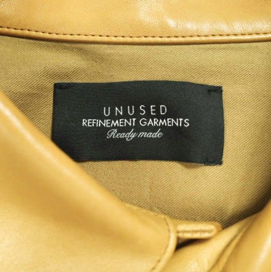 UNUSED アンユーズド 21AW 日本製 LEATHER JACKET オーバーサイズ 